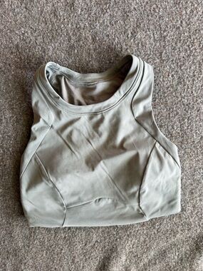lululemon athletica hike High Neck Crop Tank — Sage